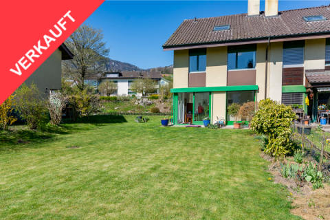 Familienfreundliches Reiheneckhaus mit Cheminée und Alpenblick