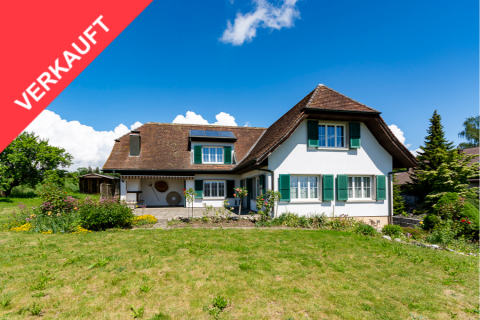 Grosszügiges, ganztags besonntes Landhaus mit Weitblick